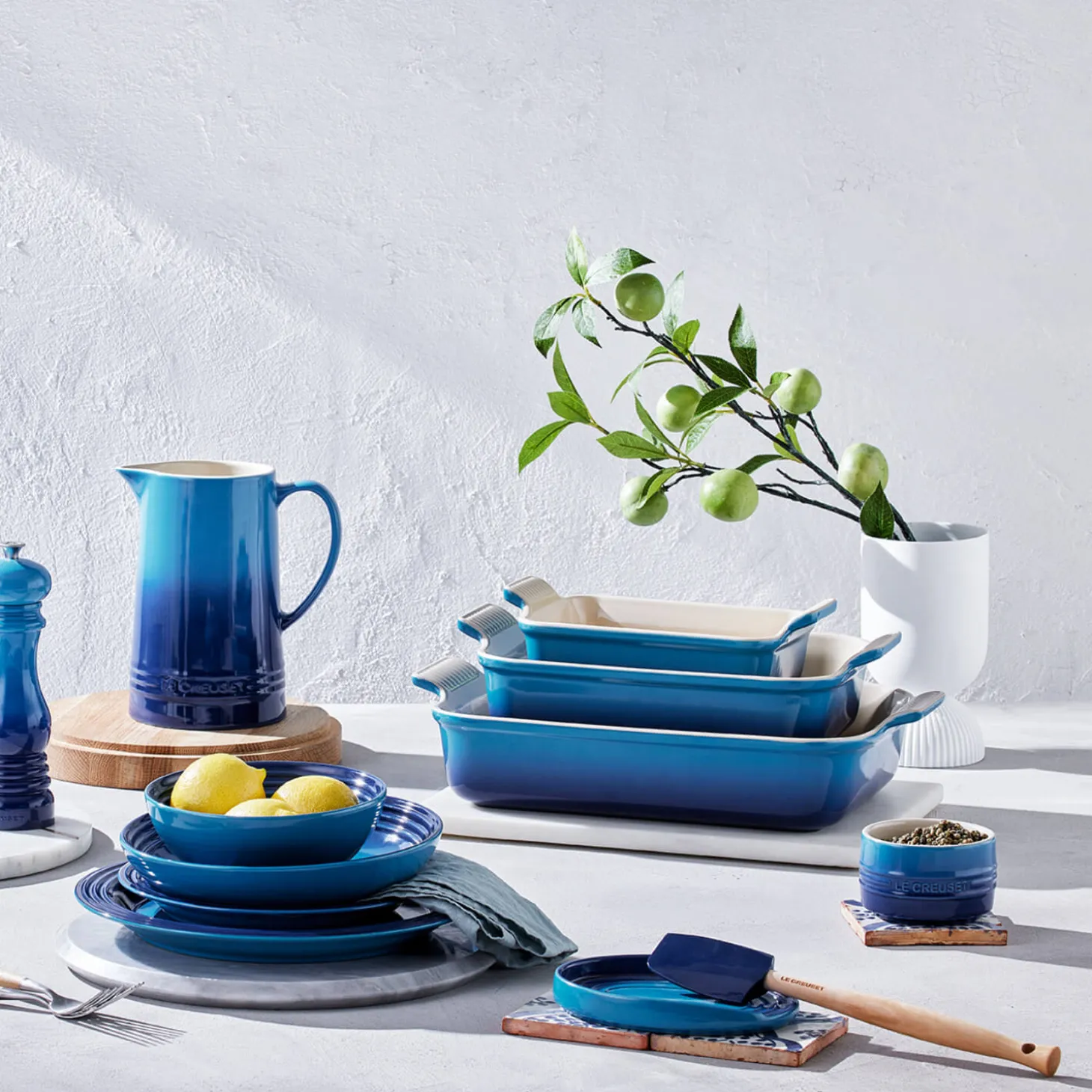 Le Creuset Stoneware Oval Spoon Rest - Azure