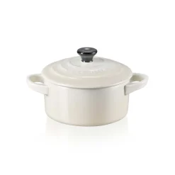 Le Creuset Stoneware Petite Round Casserole - Meringue