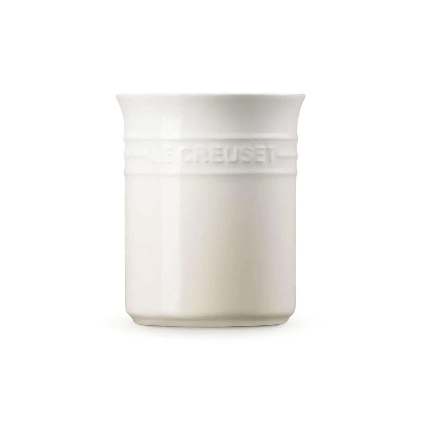 Le Creuset Stoneware Small Utensil Jar - Meringue