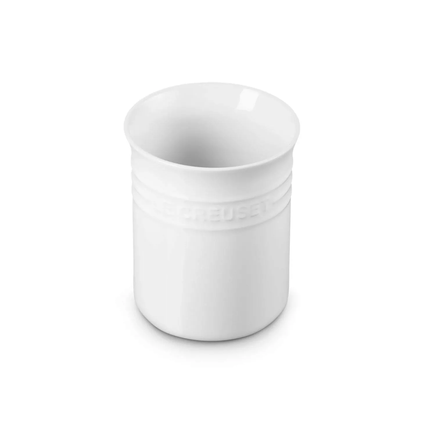 Le Creuset Stoneware Small Utensil Jar - White