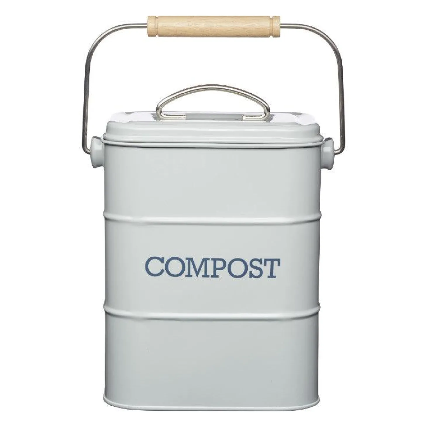 Living Nostalgia 3 Litre Compost Bin - Grey