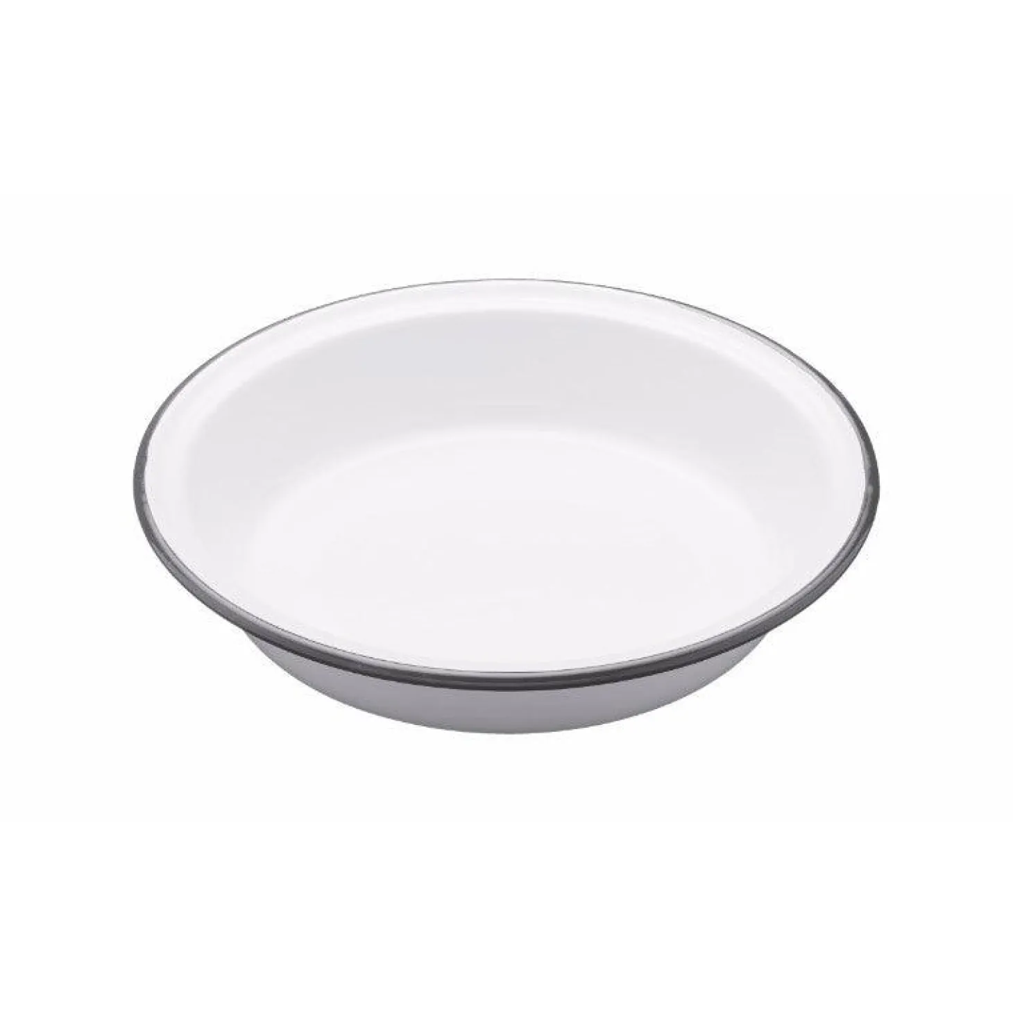 Living Nostalgia Round Enamel Pie Dish - 20cm