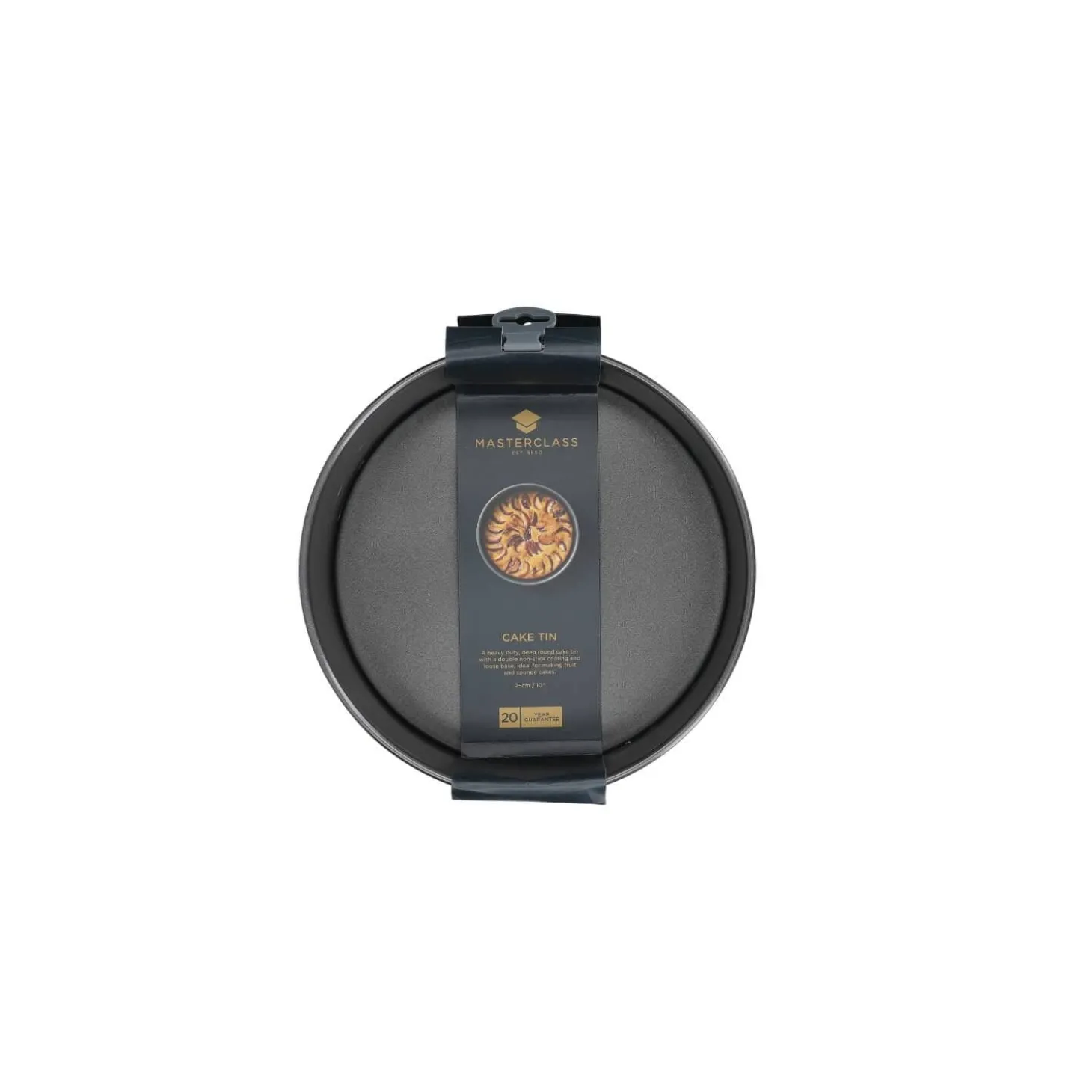 Masterclass Loose Base Round Cake Tin - 25cm