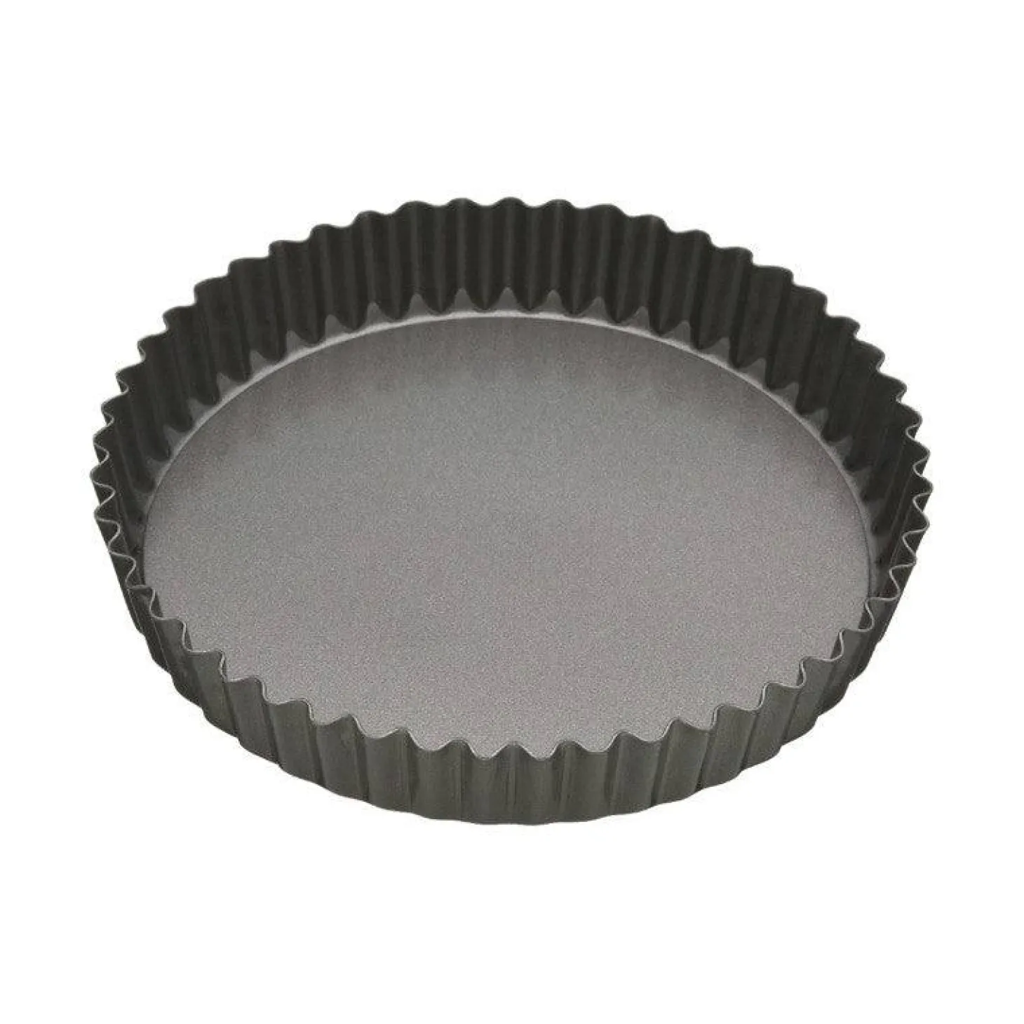 Masterclass Loose Base Round Fluted Quiche Tin - 23cm