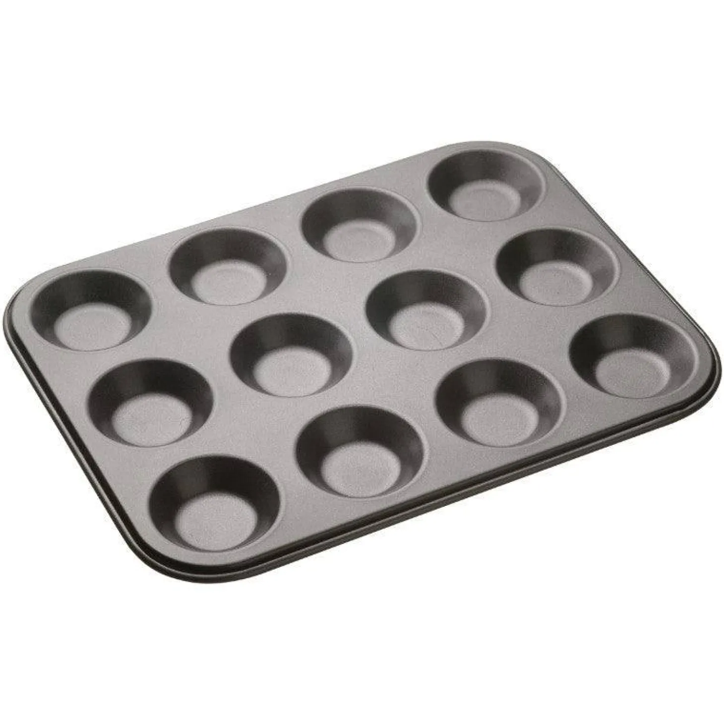 Masterclass Non-Stick Shallow Tin - 12 Hole