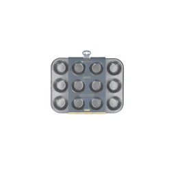 Masterclass Non-Stick Shallow Tin - 12 Hole