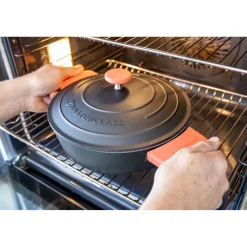 Masterclass 3-Piece Silicone Casserole Handle Grippers - Assorted Colours