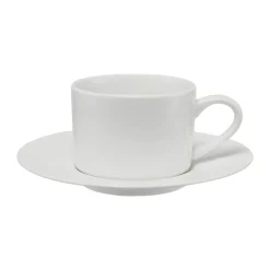 Maxwell & Williams White Basics Straight Cup & Saucer - 230ml