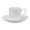 Maxwell & Williams White Basics Straight Demi Cup & Saucer - 100ml