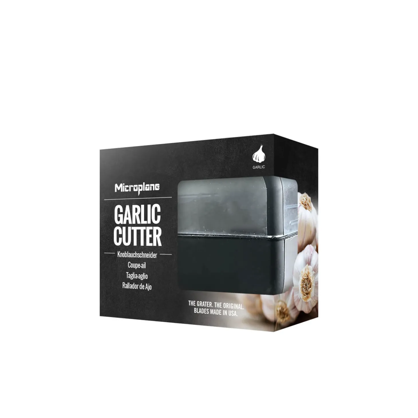 Microplane Garlic Cutter - Black