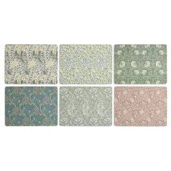 Morris & Co Set of 6 Placemats - Assorted