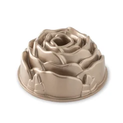 Nordic Ware Rose Bundt Pan With a Free Recipe Book - Toffee