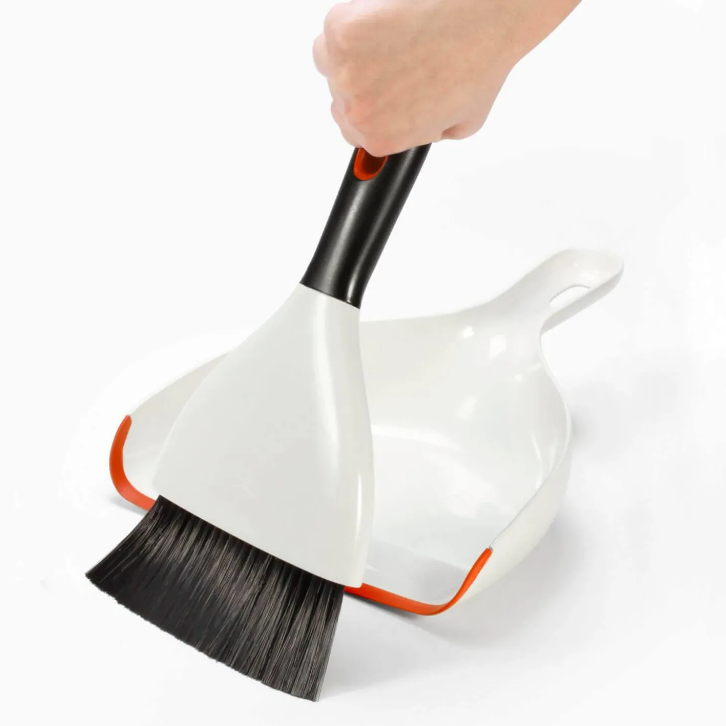 OXO Good Grips Dustpan & Brush Set - White