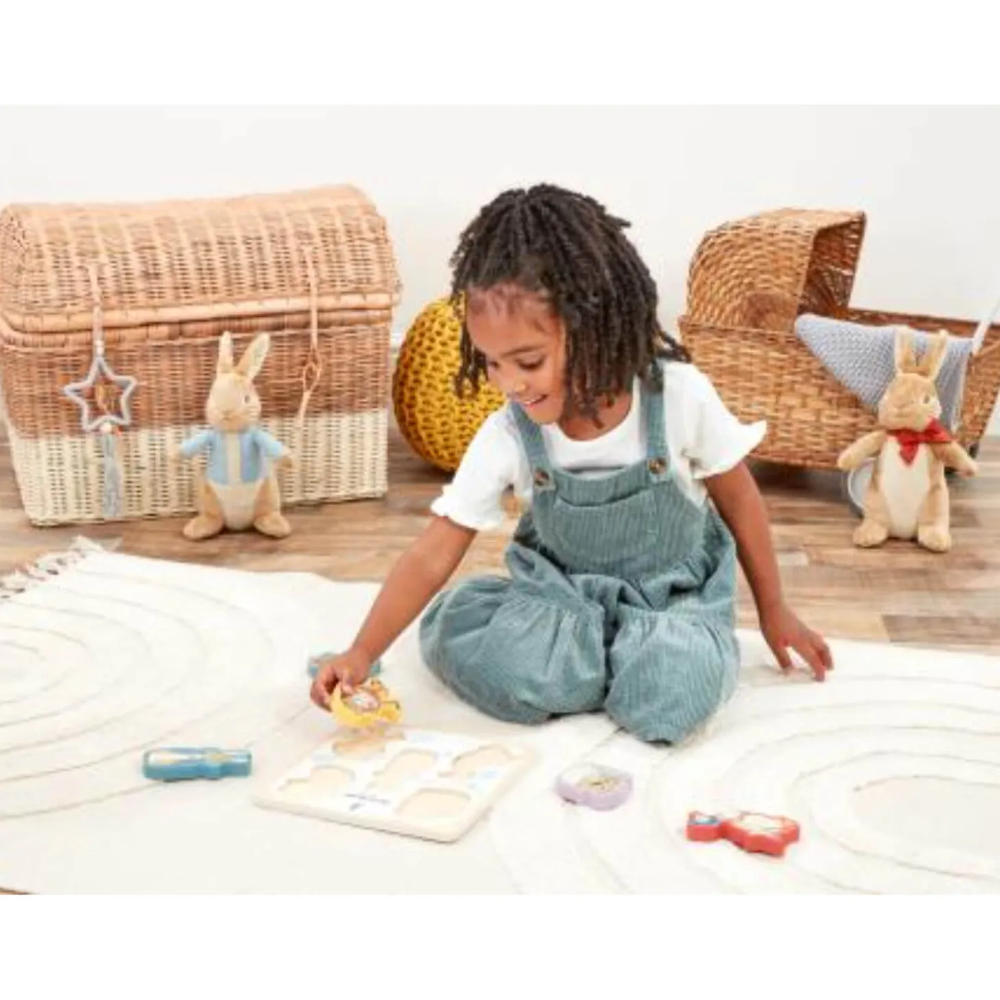 Peter Rabbit Wooden Shape Puzzle - 5-Piece
