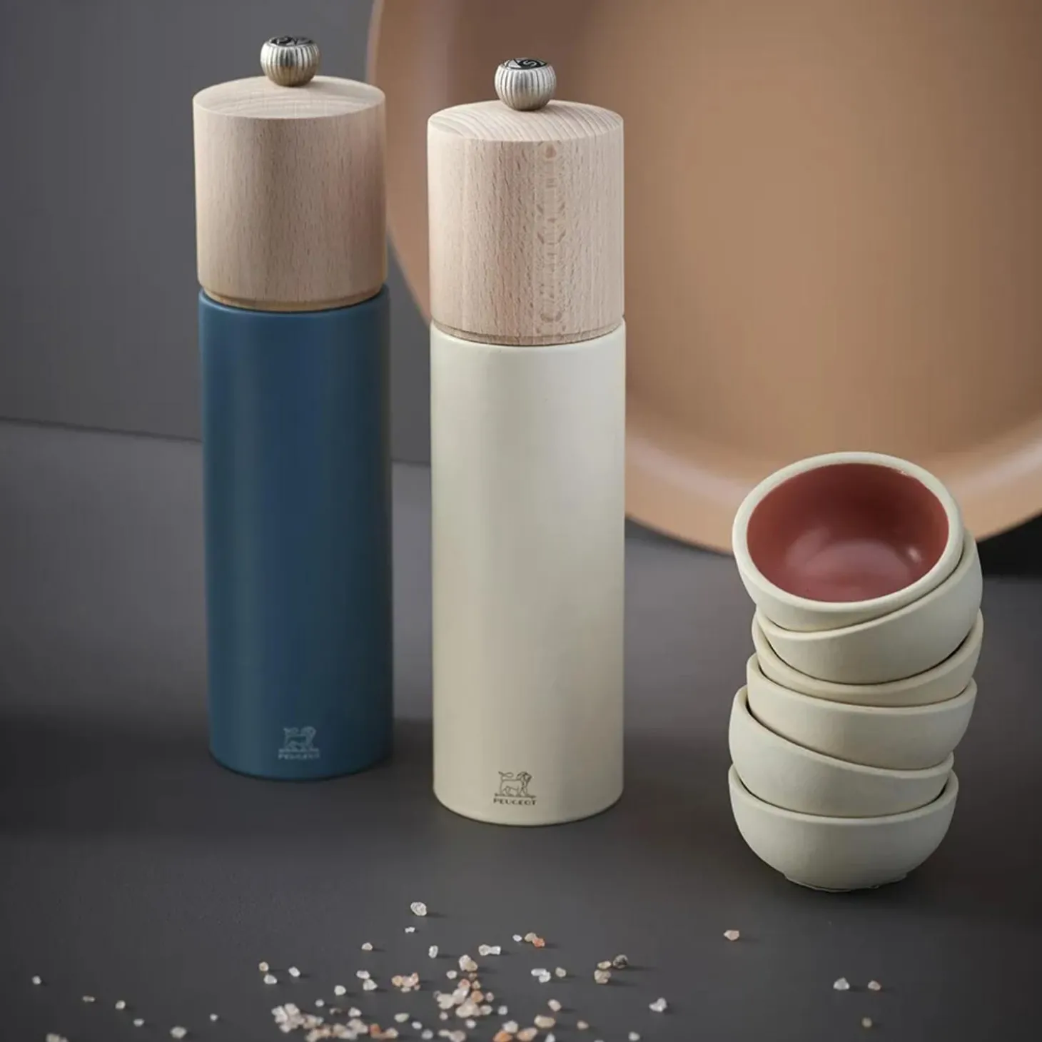 Peugeot Boreal 21cm Beech Pepper Mill - Celestial Blue