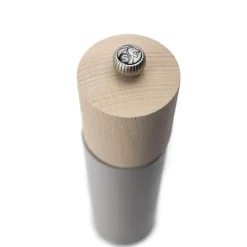 Peugeot Boreal 21cm Beech Salt Mill - Pebble Grey