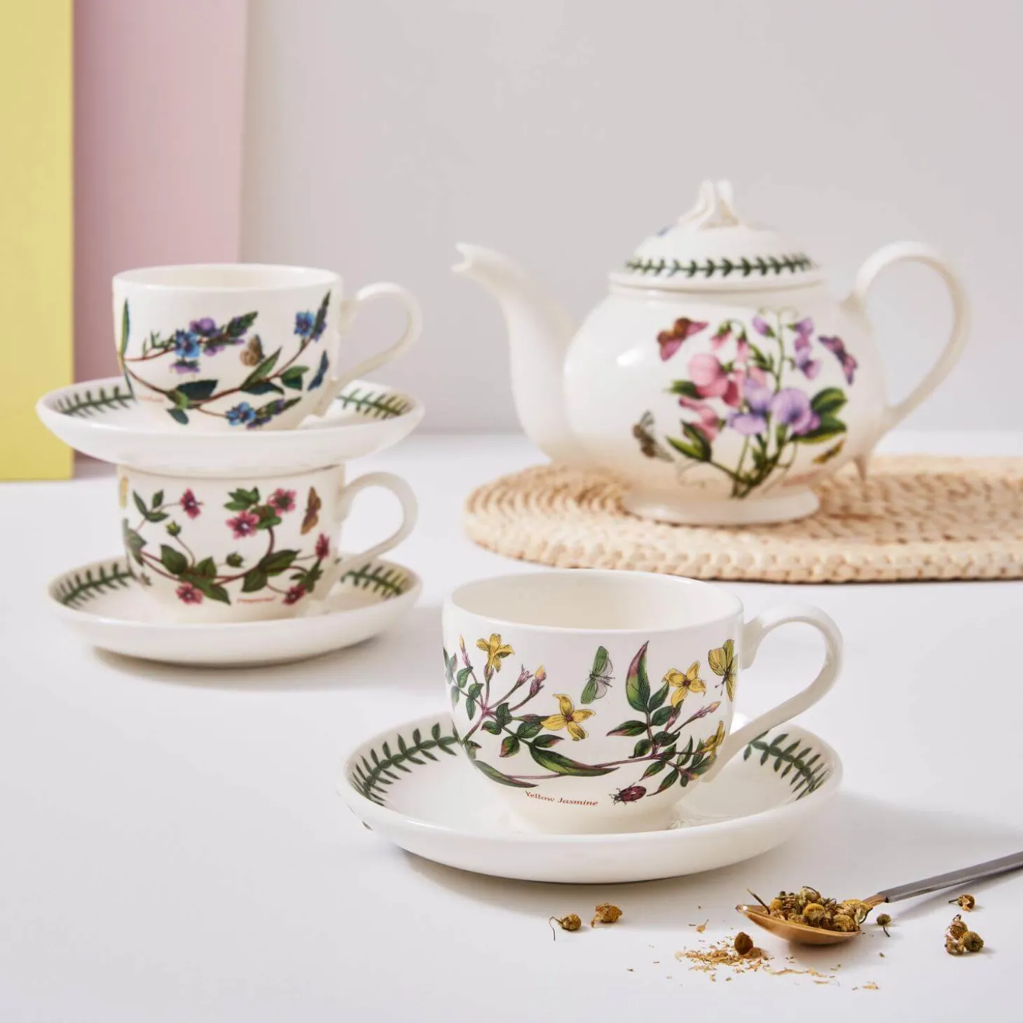 Portmeirion Botanic Garden Breakfast Cup & Saucer - Assorted