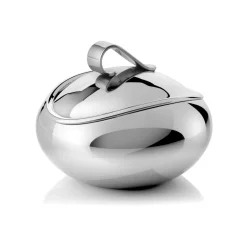 Robert Welch Drift 18|10 Mirror Polished Stainless Steel 300ml Sugar Pot with Lid