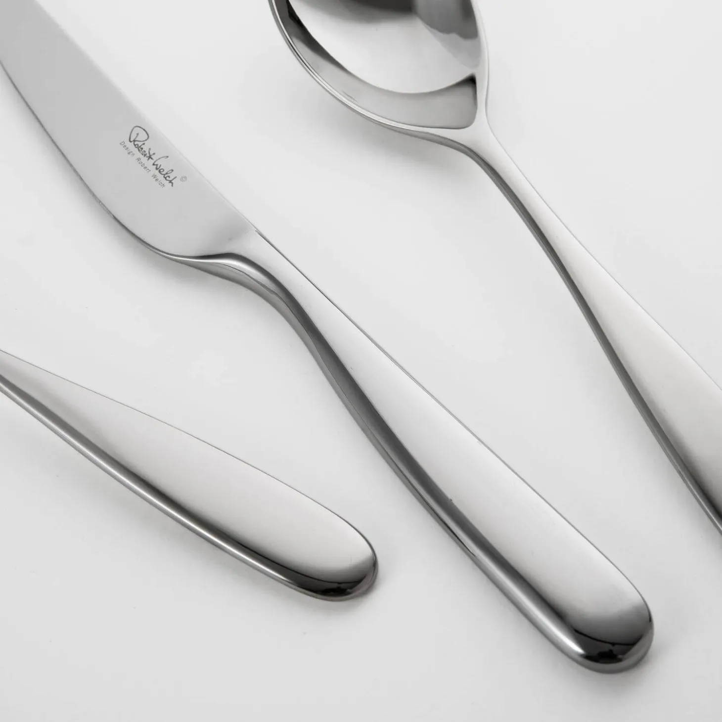 Robert Welch Stanton Bright Stainless Steel Soup Spoon