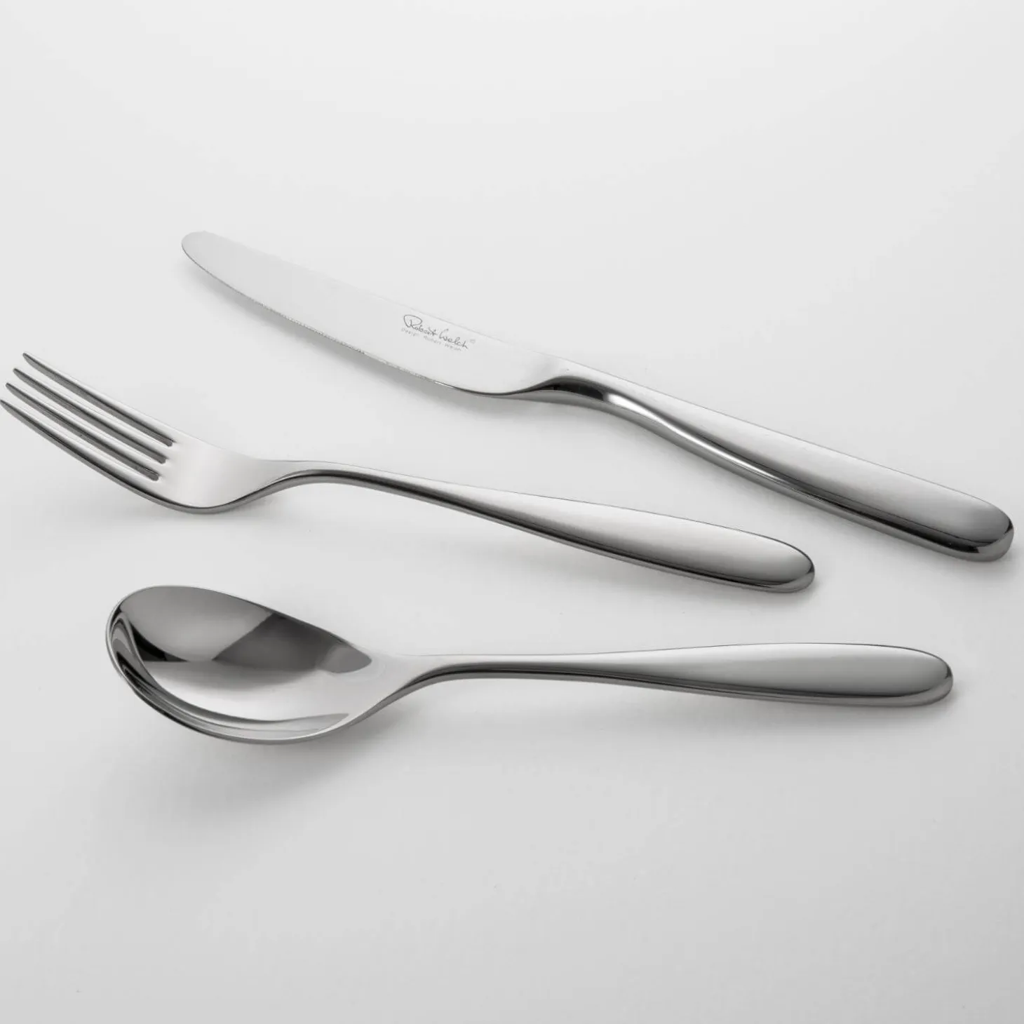 Robert Welch Stanton Bright Stainless Steel Soup Spoon