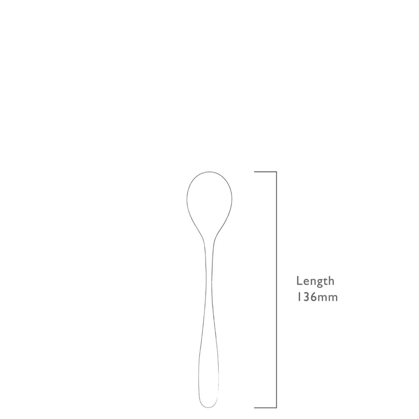 Robert Welch Stanton Bright Stainless Steel Teaspoon````