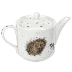 Royal Worcester Wrendale 2 Cup Teapot - Hedgehog & Mice