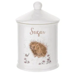 Royal Worcester Wrendale Sugar Canister - Hedgehog