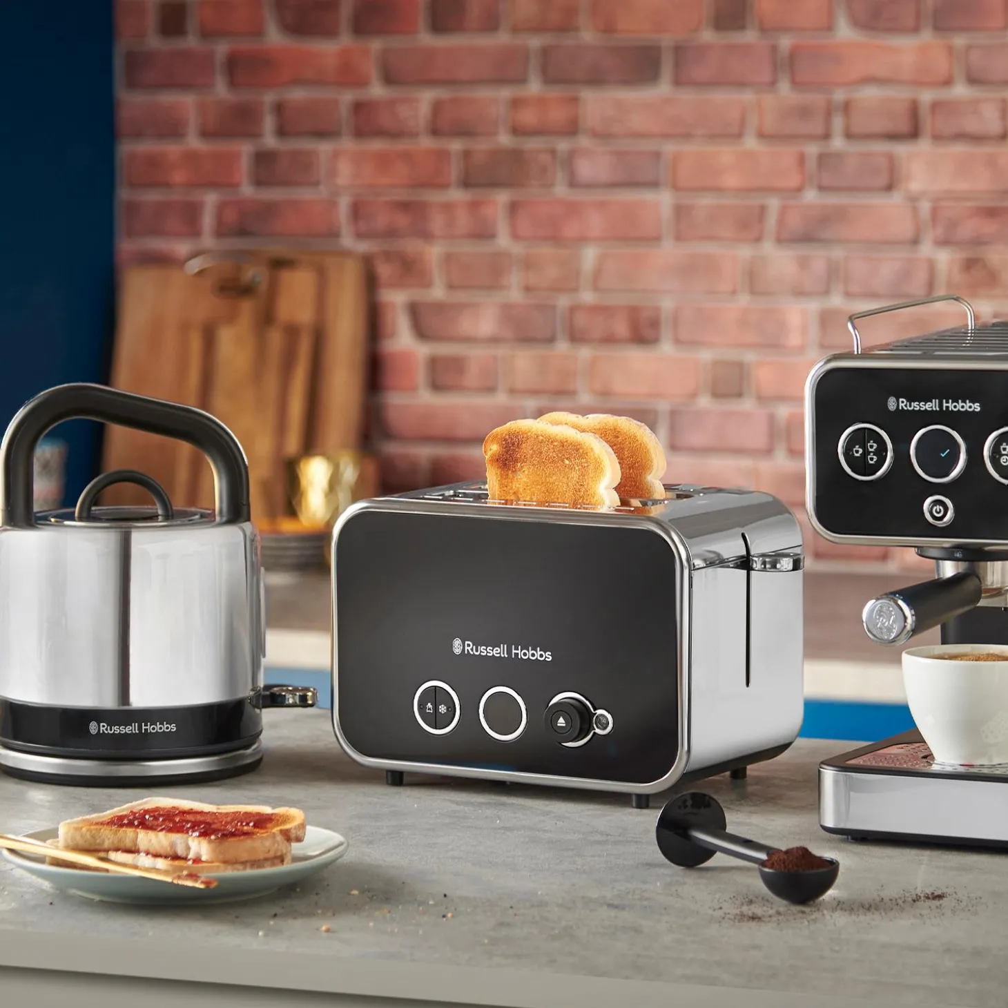 Russell Hobbs Distinctions 2 Slice Toaster - Black