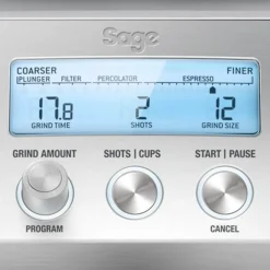 Sage Appliances BCG820BSS Smart Grinder Pro Coffee Grinder - Stainless Steel