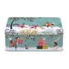 Sara Miller Christmas Deep Rectangular Tin - Woodland Tales - Blue