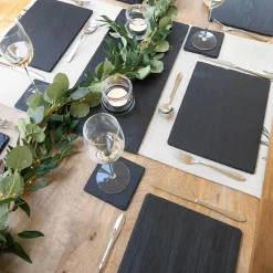 Selbrae House Set of 2 Slate Placemats - Rectangular