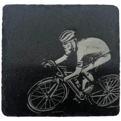Selbrae House Slate Coaster - Cycling