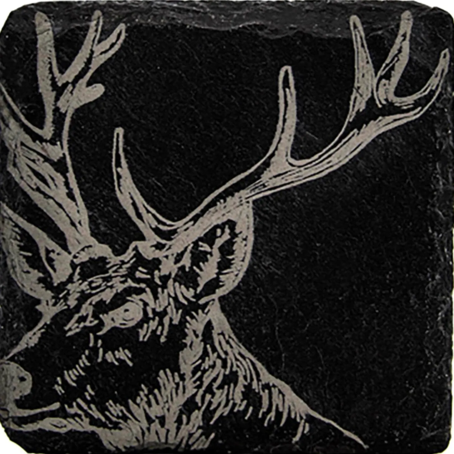 Selbrae House Slate Coaster - Stag