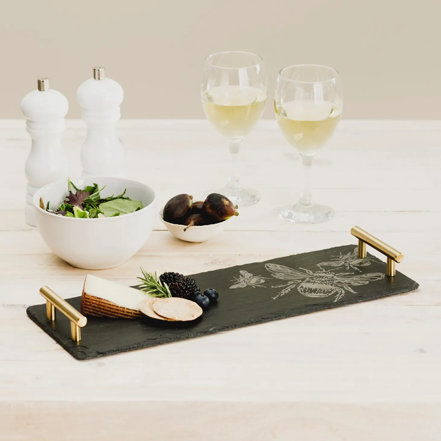 Selbrae House Small Slate Serving Tray - Bee