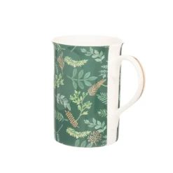 Siip Forest Fluted China 300ml Mug - Green