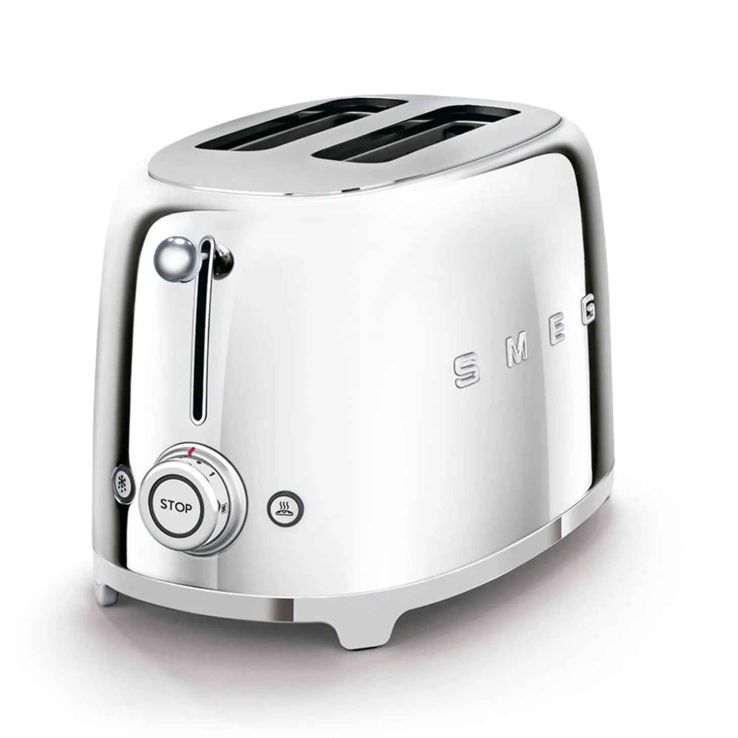 Smeg Jug Kettle & 2 Slice Toaster Set - Chrome