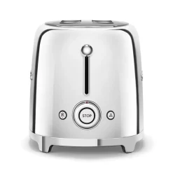 Smeg Jug Kettle & 2 Slice Toaster Set - Chrome