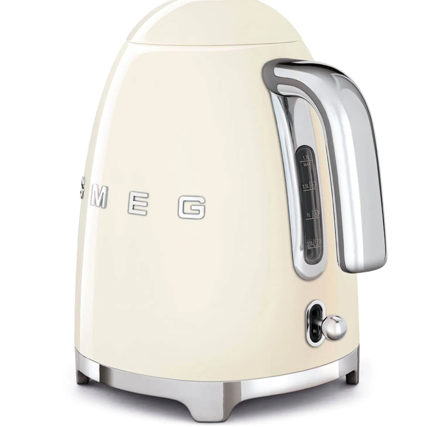 Smeg Jug Kettle & 2 Slice Toaster Set - Cream
