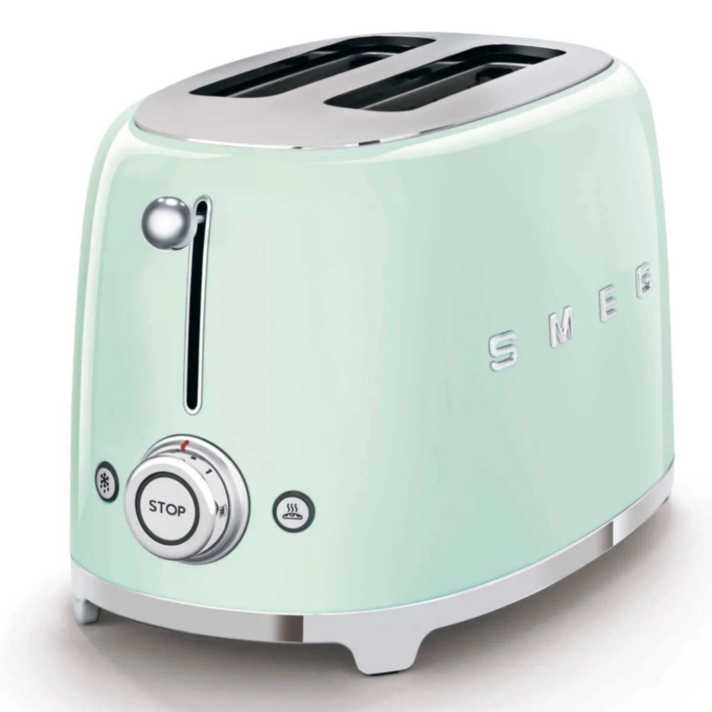 Smeg Mini Kettle & 2 Slice Toaster Set - Pastel Green