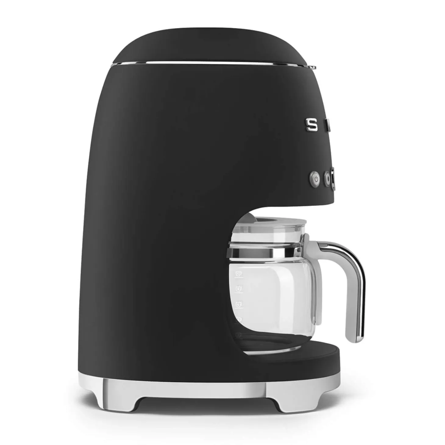 Smeg 50's Style Retro DCF02 Drip Filter Coffee Machine - Matte Black