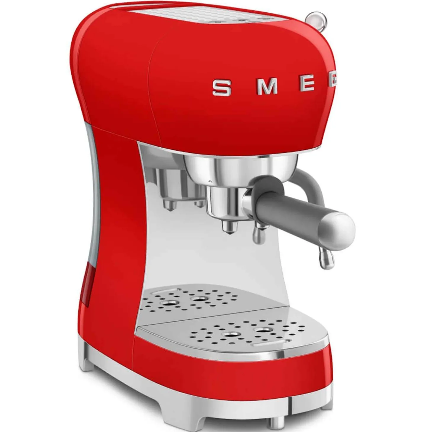 Smeg 50's Style Retro ECF02 Espresso Coffee Machine - Red