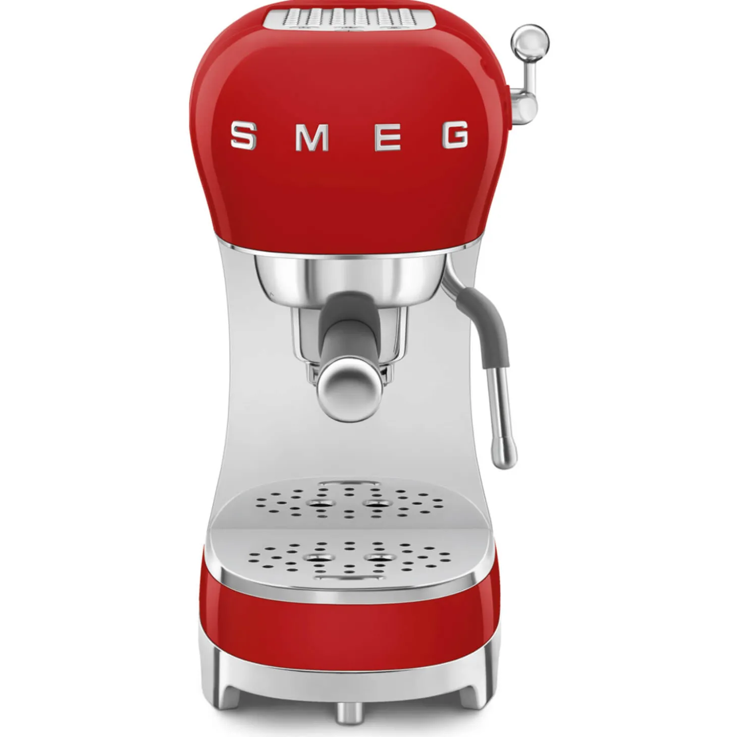 Smeg 50's Style Retro ECF02 Espresso Coffee Machine - Red