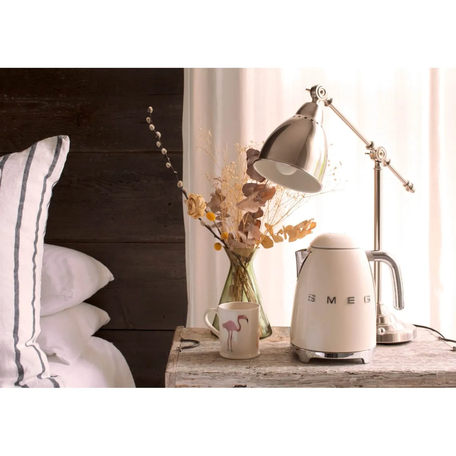 Smeg 50's Style Retro KLF03 Jug Kettle - Cream