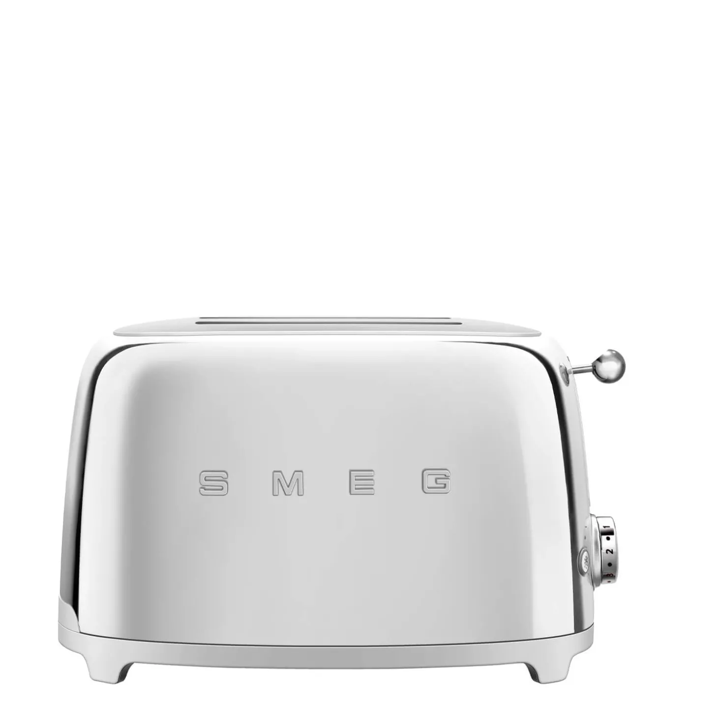 Smeg 50's Style Retro TSF01 2 Slice Toaster - Chrome