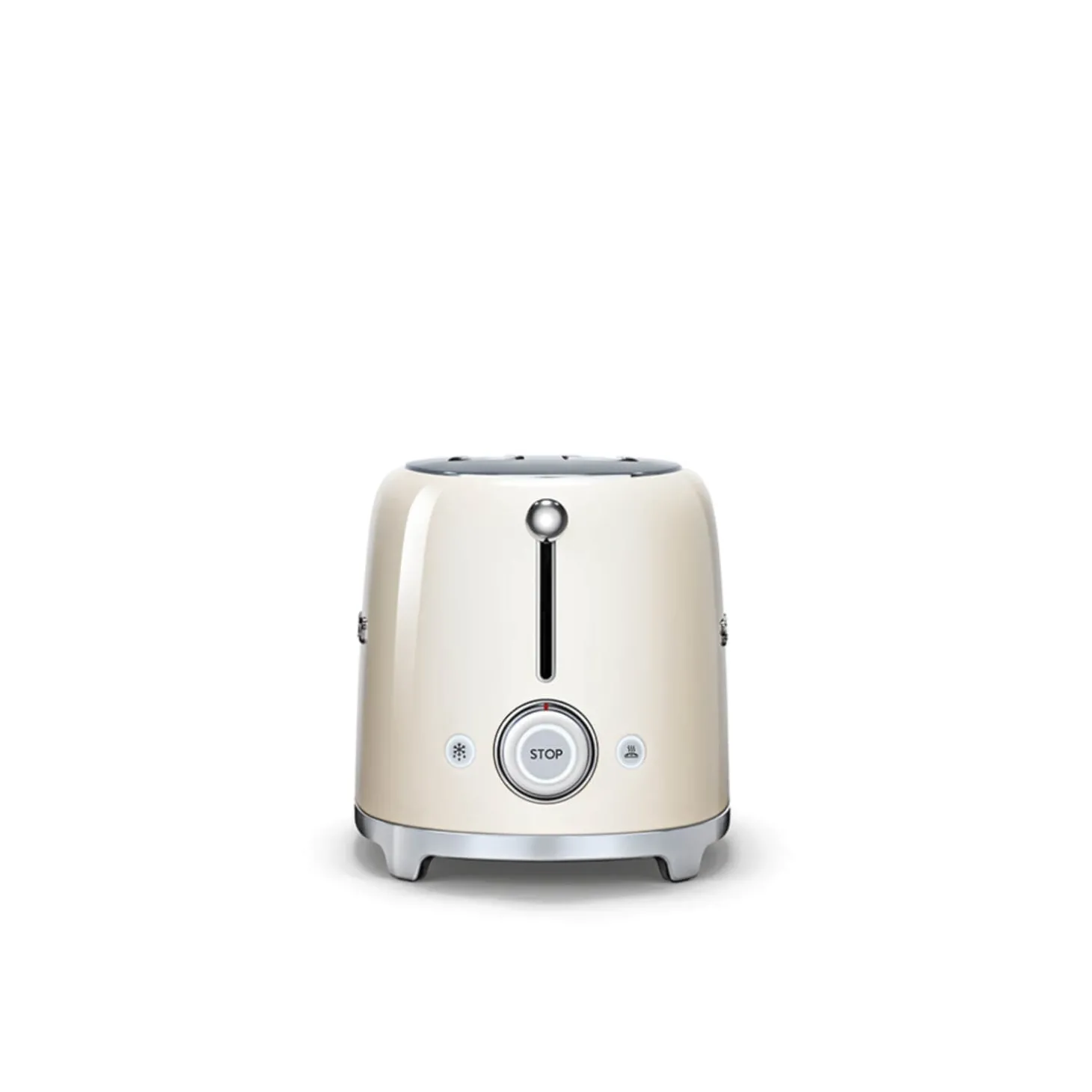 Smeg 50's Style Retro TSF01 2 Slice Toaster - Cream