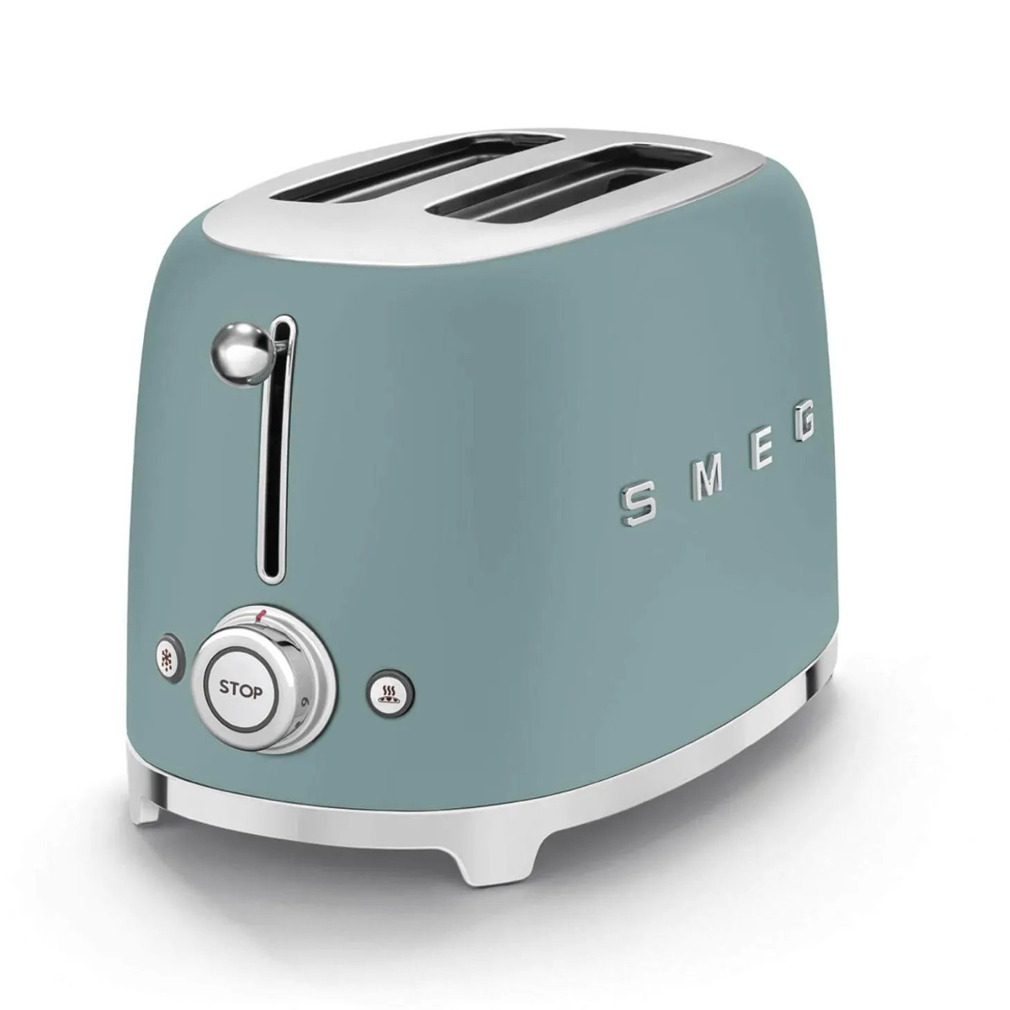 Smeg 50's Style Retro TSF01 2 Slice Toaster - Matte Emerald Green