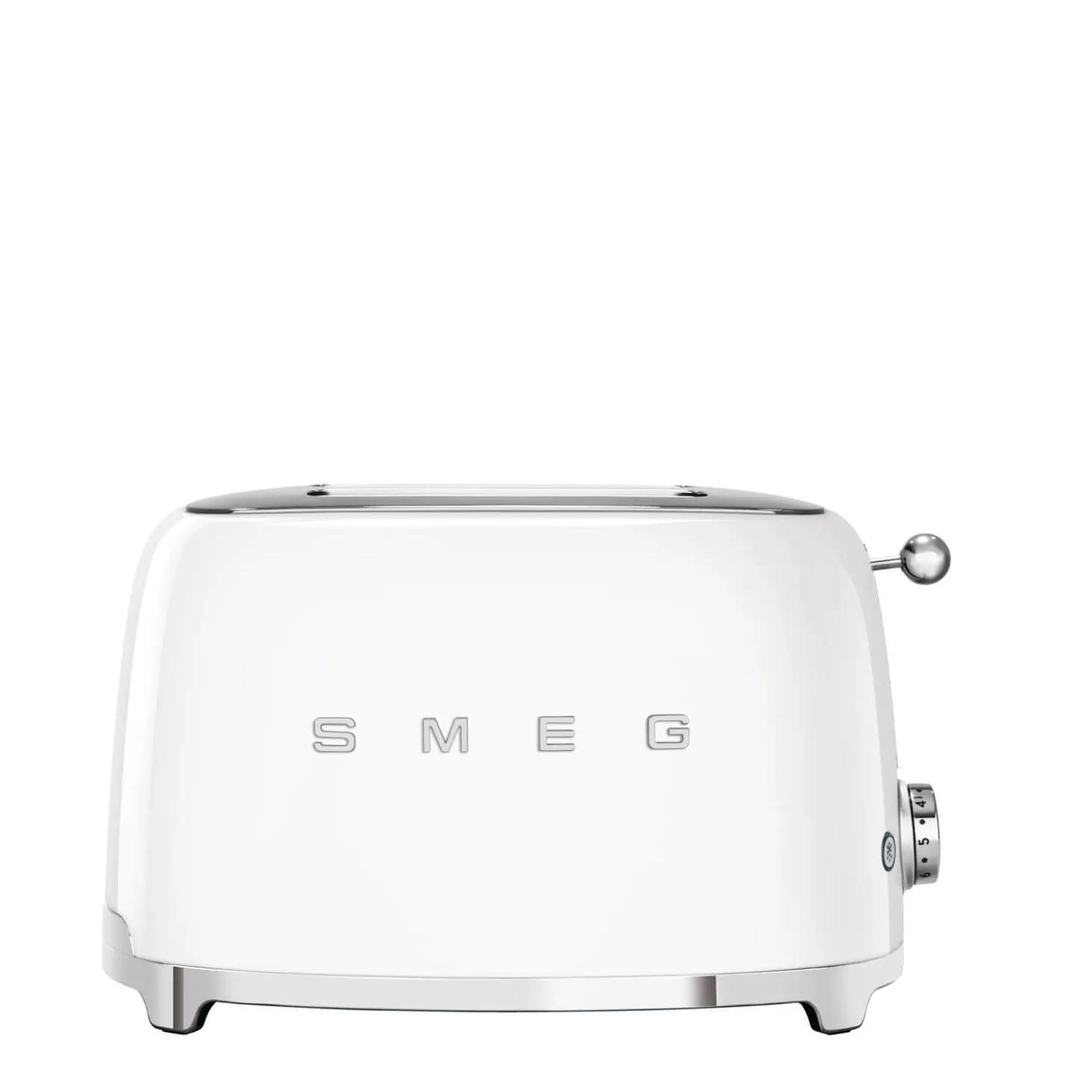 Smeg 50's Style Retro TSF01 2 Slice Toaster - White