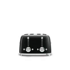 Smeg 50's Style Retro TSF03 4 Slice Toaster - Black