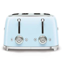 Smeg 50's Style Retro TSF03 4 Slice Toaster - Pastel Blue