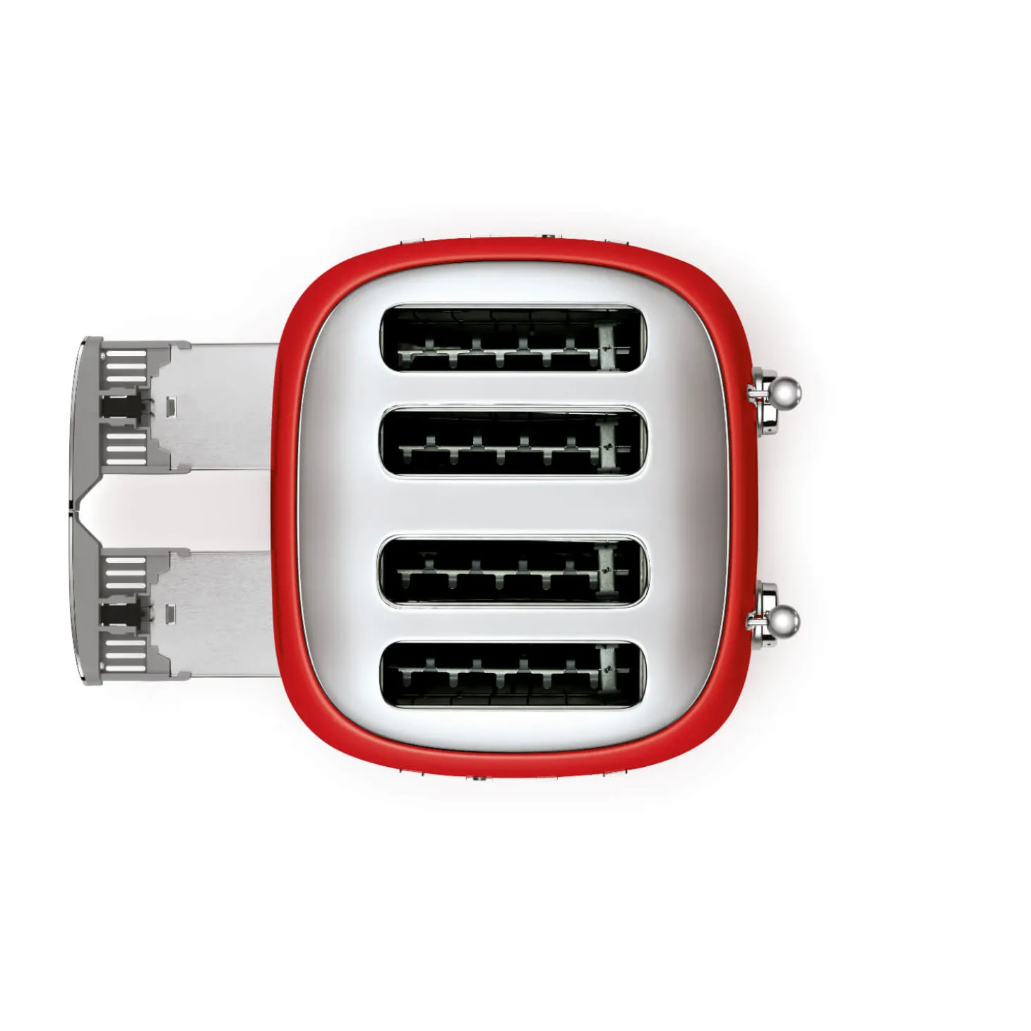 Smeg 50's Style Retro TSF03 4 Slice Toaster - Red
